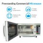 electriQ Commercial 25l Stainless Steel Microwave
