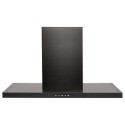 A1/EIQSLIM90BSS Refurbished electriQ EIQSLIM90BSS 90cm Slimline Cooker Hood with Slim Depth Black Stainless Steel