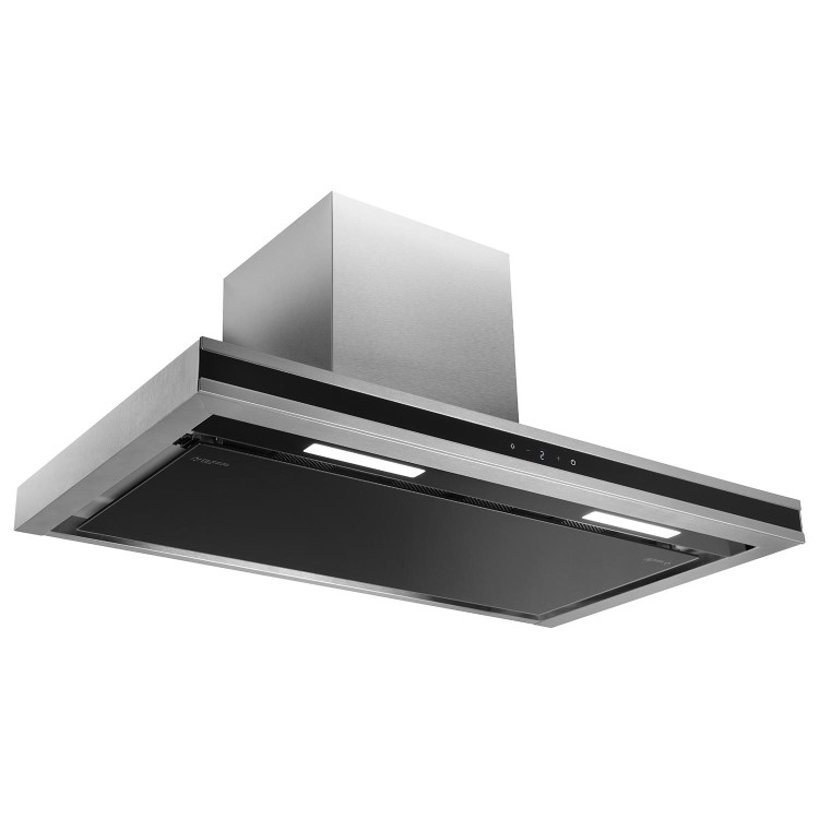 Refurbished 90cm Slimline Touch Cooker Hood  Stainless Steel