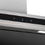 Refurbished electriQ EIQSLIM90LEDMAX 90cm Slimline Touch Cooker Hood Stainless Steel