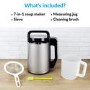 electriQ 7-in-1 1.3L Soup & Smoothie Maker - Baby Food & Soy Milk Machine