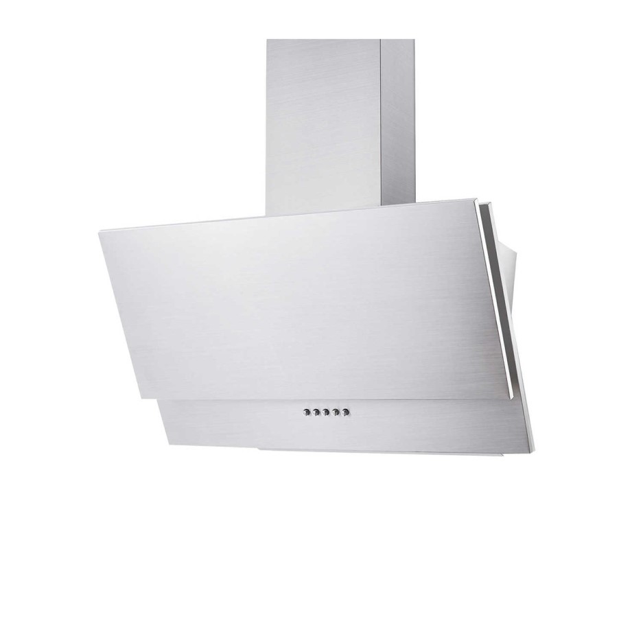 electriQ 60cm Stainless Steel Angled Chimney Cooker Hood BuyItDirect.ie