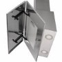 electriQ 60cm Angled Chimney Cooker Hood - Stainless Steel