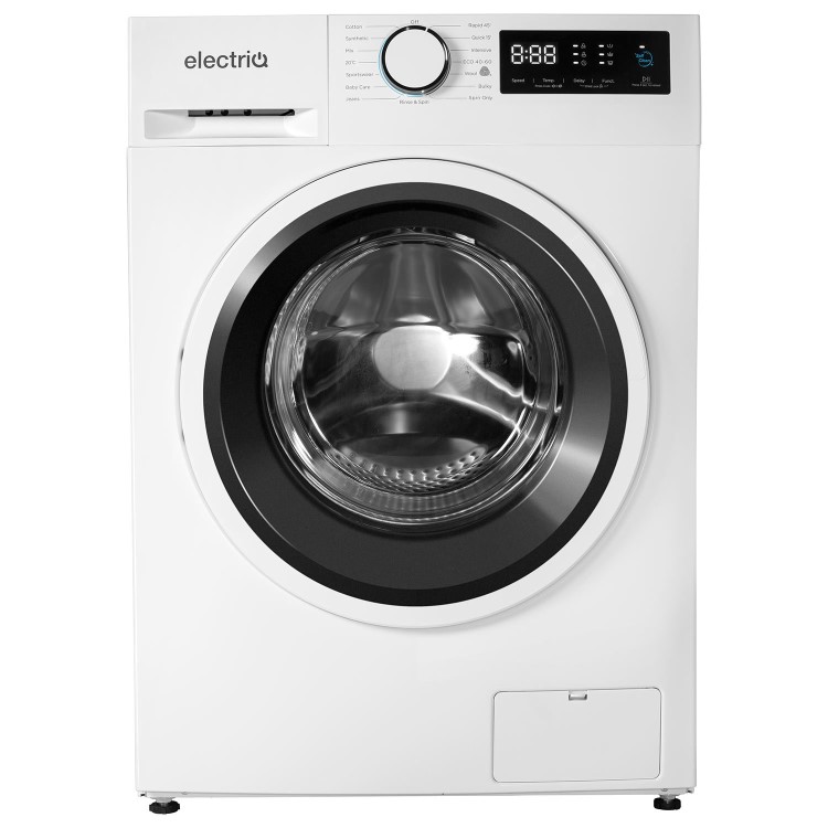 electriQ 12kg 1400rpm Washing Machine - White