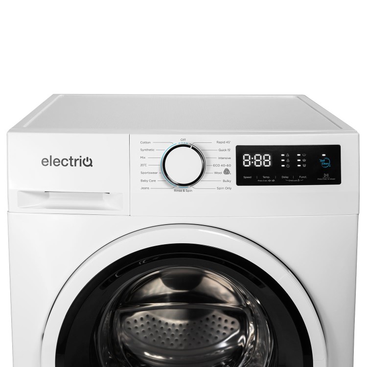 electriQ 12kg 1400rpm Washing Machine - White