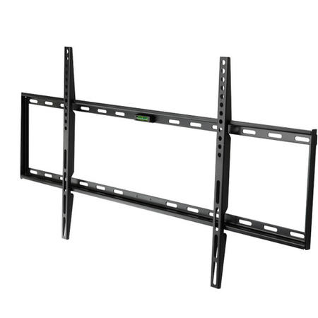 Ex Display - electriQ Super Slim Flat to Wall TV Bracket for TVs up to 86" with VESA up to 800 x 400mm and 50kg Load