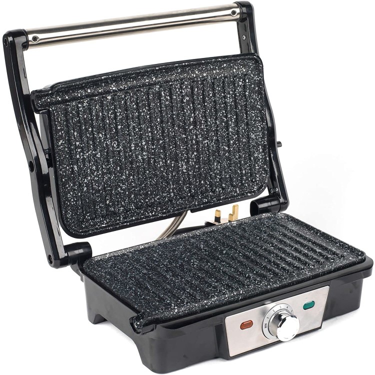 Salter EK2132MG Megastone Health Grill & Panini Maker - Stainless Steel