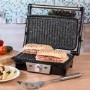 Salter EK2132MG Megastone Health Grill & Panini Maker - Stainless Steel