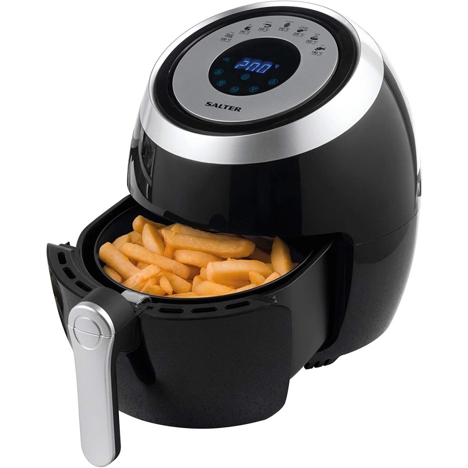 salter dual cook air fryer matt black