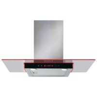 CDA 90cm Flat Glass Chimney Hood with LED Edge Lighting - Stainless Steel CDA 90cm Flat Glass Chimney Hood with LED Edge Lighting - Stainless Steel
