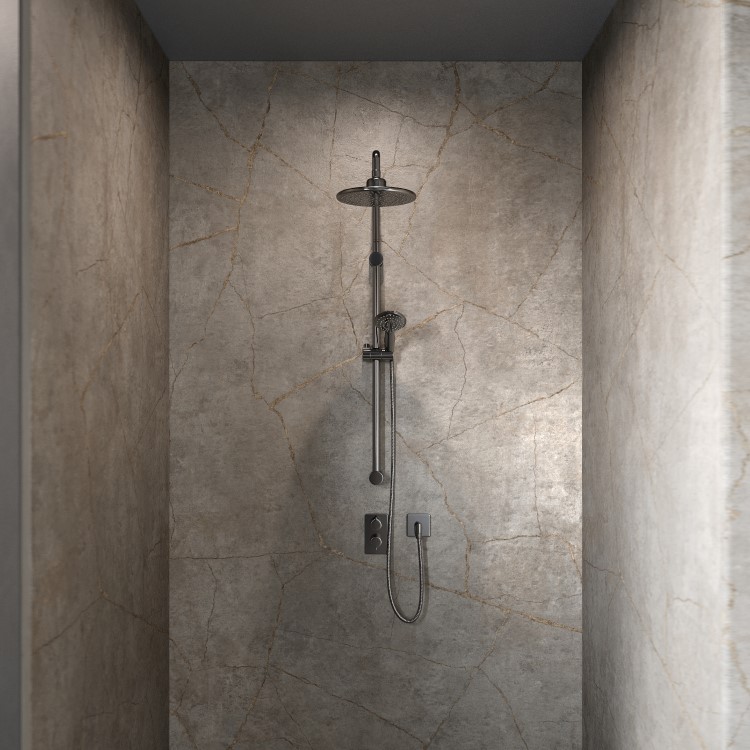 ALMOST PERFECT - Gold Stone Wall Panel 600mm with Tongue and Groove - Mermaid