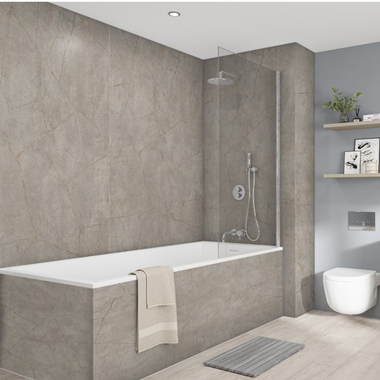 ALMOST PERFECT - Gold Stone Wall Panel 600mm with Tongue and Groove - Mermaid