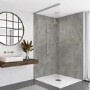 ALMOST PERFECT - Grey Scafell Slate Wall Panel 1200mm Post Formed with Tongue and Groove - Mermaid