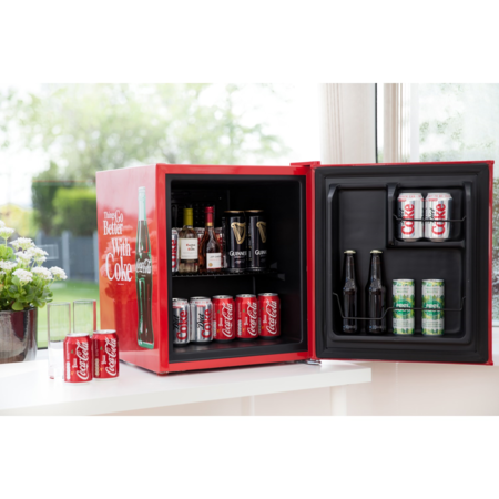 Husky 48 Litre Mini Fridge/Drinks Cooler - Coca Cola