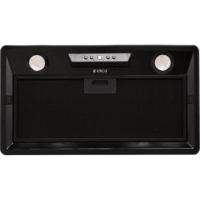 Elica 60cm Canopy Cooker Hood - Black