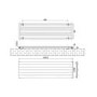 ALMOST PERFECT - Vertical Beige Wave Radiator 1600x486mm -Elbrus