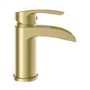 ONLY OPENED - Brushed Brass Mono Basin Mixer Tap - Elina