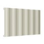 Beige Horizontal Wave Designer Single Panel Radiator 600 x 970 - Elbrus