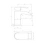 Grade A1 - Chrome Waterfall Basin Mixer Tap & Freestanding Tap Pack - Elina