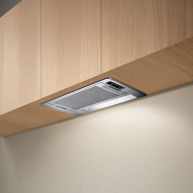 GRADE A1 - Elica ELIPLANE60 Eliplane Twin Motor 55cm Canopy Cooker Hood in Stainless Steel