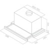 Elica Elite 60cm Telescopic Cooker Hood - Stainless Steel