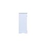 Elms Farmhouse White Storage Sideboard with Wicker Baskets