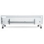 electriQ 750W Smart Slim Gloss White Glass Panel Heater Wall Mounted or Skirting Fitted Bathroom Safe Energy Efficient