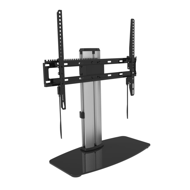 Ex Display - electriQ Table Top TV Pedestal Stand for TVs up to 65" with VESA upto 600 x 400