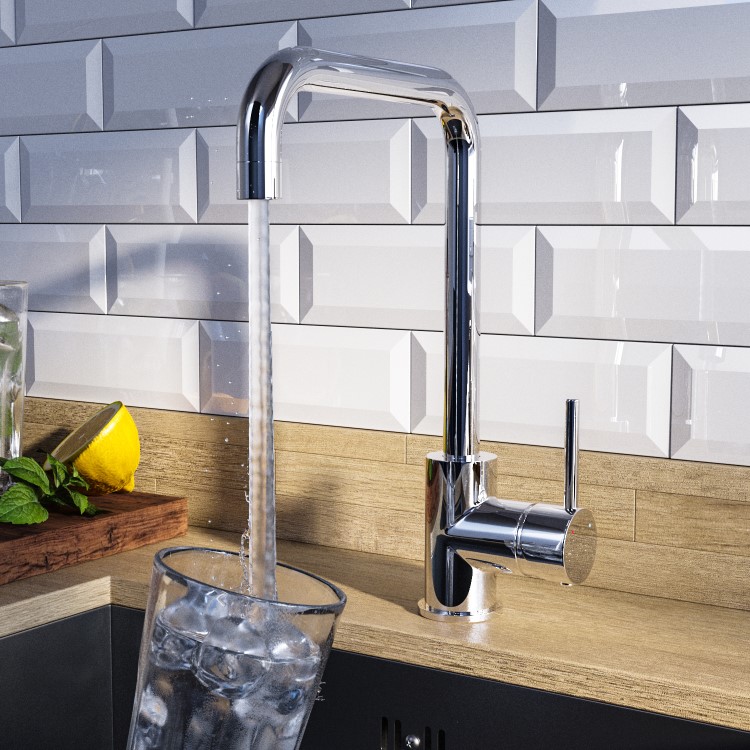 Chrome 3-in-1 Filter Water Kitchen Mixer Tap - Pronto Elwood