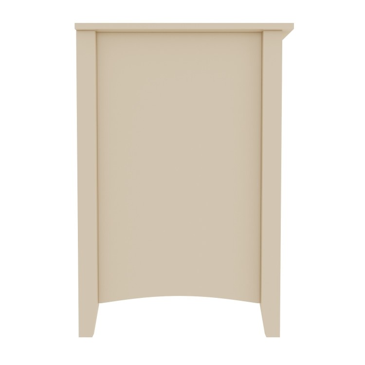 Emery 3 Drawer Bedside Cabinet in Cream/Ivory