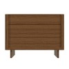 Dark Wood Mid Century Chest of 3 Drawers - Emile Sustainable Furniture