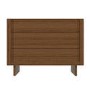 Dark Wood Mid Century Chest of 3 Drawers - Emile Sustainable Furniture