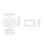 Triple Door Brass Bathroom Mirror Cabinet with Lights Demister & Shaver Socket 1200 x 690mm - Empire