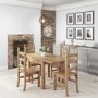 Emerson Extendable Solid Wood Drop Leaf Dining Table - Seats 4-6