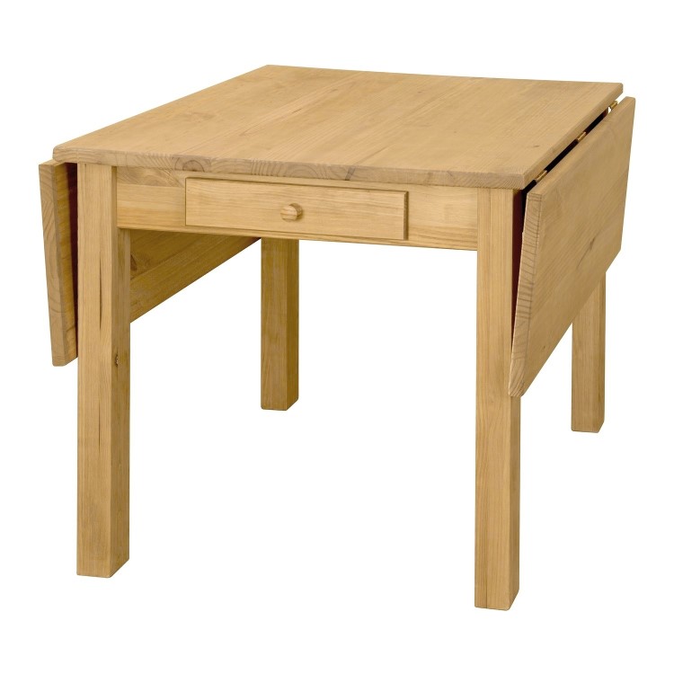 Emerson Extendable Solid Wood Drop Leaf Dining Table - Seats 4-6