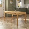 Rectangle Solid Pine Dining Table - Seats 6 - Emerson
