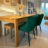 Rectangle Solid Pine Dining Table - Seats 6 - Emerson