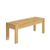Solid Pine Dining Bench - Seats 2 - Emerson