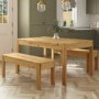 Solid Pine Dining Bench - Seats 2 - Emerson