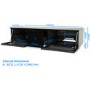 Refurbished Alphason EMTMOD1250-GRY Element Modular TV Cabinet for up to 60" TVs - Grey