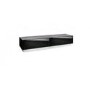 Alphason Element High Gloss Modular TV Unit with Infra Red Friendly Doors in Black