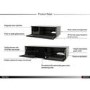 Alphason Element High Gloss Modular TV Unit with Infra Red Friendly Doors in Black