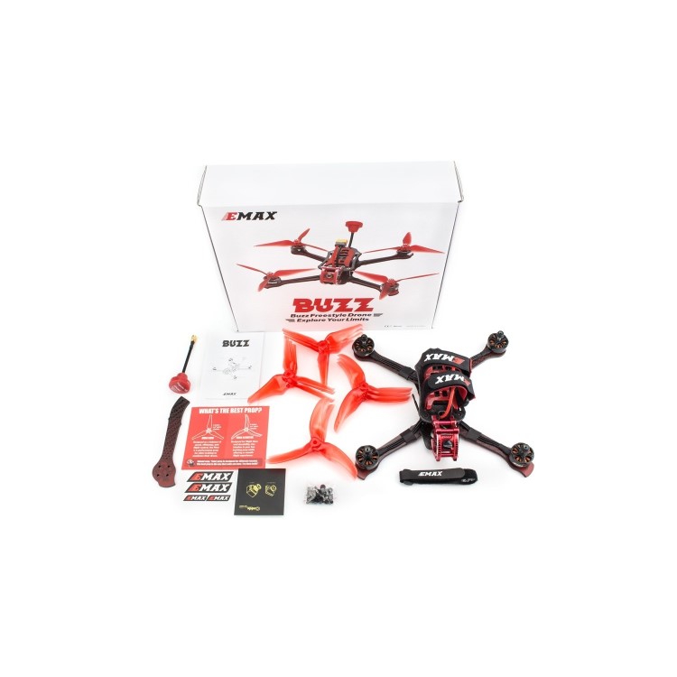 Emax Buzz 5-inch F4 2400KV 4S Freestyle FPV Racing Drone BNF With FrSky XM+ Receiver