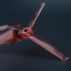 EMAX Avan Flow 5x4.3x3 FPV Racing Propeller Set - Red