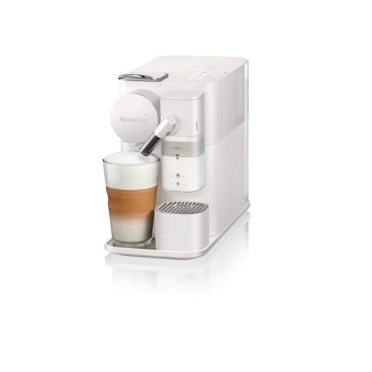 Refurbished Delonghi Latissima One Fully Automatic Nespresso Coffee Machine with Milk Frother White