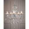 5 Light Chandelier with Chrome &amp; Crystals - Tabitha