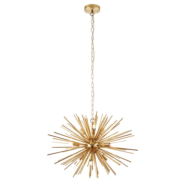 9 Light Gold Sputnik Chandelier - Orta