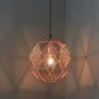 Rose Gold Geometric Pendant Light - Armour