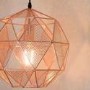 Rose Gold Geometric Pendant Light - Armour