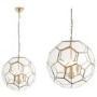 3 Light Geometric Gold Chandelier - Miele